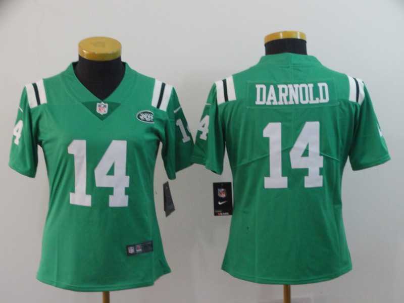 Women Nike Jets 14 Sam Darnold Green Color Rush Limited Jersey,We sell and wholesale Women Nike Jets 14 Sam Darnold Green Color Rush Limited Jersey on line form chian!